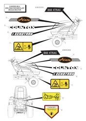 The following parts are available to buy for your B250 B60 B80 4WD Lawn Tractor Countax B Series Lawn Tractors